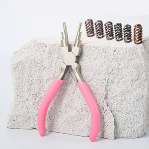 Pince à boucler de précision en acier inoxydable pour la création de boucles de 6 tailles (de 3 à 10 mm) pour anneaux de jonction, fabrication de bijoux et artisanat DIY - Product Image 5