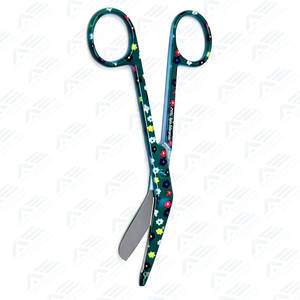 Design et couleur personnalisés prix d'usine 7.5 Ciseaux traumatologiques EMT Utilitaire d'urgence Ciseaux à bandage en acier inoxydable Instrument médical - Product Image 3