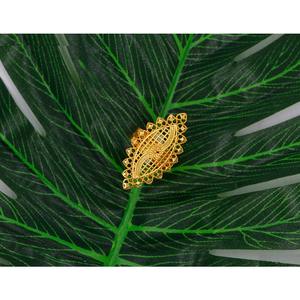 Bague de doigt en or plaqué pour femmes, finition antique, réglable, élégante, nouvelle bague de créateur, traditionnelle, de haute qualité - Product Image 3