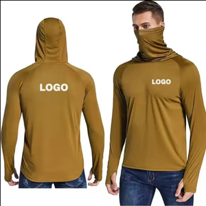 เสื้อตกปลาแขนยาวผู้ชายสั่งทำพิเศษ ระบายอากาศได้ดี ป้องกันรังสียูวี พิมพ์ลาย พร้อมหน้ากาก - Product Image 6
