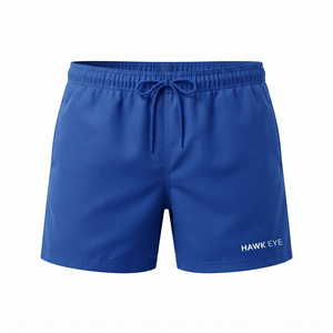 Shorts de sport décontractés pour hommes, en polyester et élasthanne, séchage rapide, respirants, écologiques, taille élastique, coupe ample, été - Product Image 6