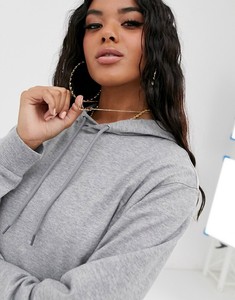 Sweat-shirt à capuche gris oversize coupe classique pour femme, en molleton de coton décontracté, unisexe, vente en gros de sweats à capuche pour femme - Product Image 1