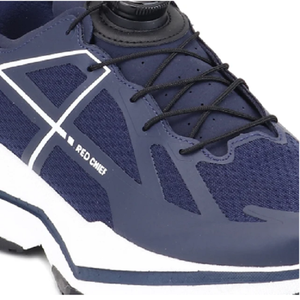 Chaussures de randonnée robustes Eve Blue White pour hommes – Baskets d'extérieur confortables avec design de trekking offrant un excellent maintien - Product Image 5
