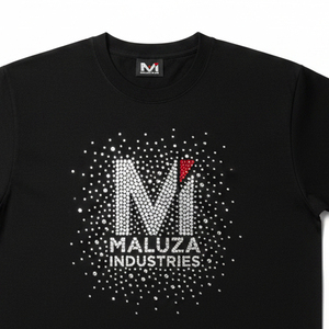 เสื้อยืดพิมพ์ลายพลอยเทียมสำหรับมืออาชีพเสื้อยืดผ้าฝ้ายเนื้อนุ่มใส่สบายโลโก้คริสตัลระยิบระยับ - Product Image 2