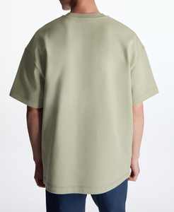 เสื้อยืดคอกลมแขนสั้นทรงสลิมฟิตสำหรับผู้ชาย ผ้าถักเนื้อหนา ระบายอากาศได้ดี ไม่เป็นขุย ใส่สบายในฤดูร้อน รุ่นคัสตอมซัพพอร์ทบลังค์ - Product Image 6