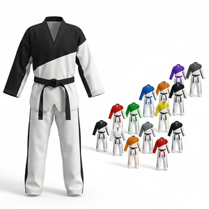 Uniforme de Karate Personalizado, Diseño en Blanco, Ligero, para Práctica, Entrenamiento de Artes Marciales, Alta Calidad, MMA, OEM, ODM - Product Image 1