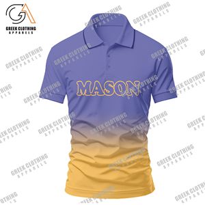 Camisas Polo Masónicas de Algodón para Hombre, Nueva Colección de Verano, Marca de Moda, Cuello Camisero, Bordadas, Delgadas y Transpirables - Product Image 6