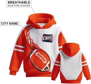 เสื้อฮู้ดเบสบอล ผู้ชาย วัยรุ่น ผู้หญิง แฟชั่นส่วนบุคคล ชุดกีฬา ทีมกีฬา เสื้อพูลโอเวอร์ ฮู้ดดี้แบบซับลิเมชั่น เสื้อสเวตเชิ้ต - Product Image 2