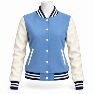 Chaqueta Varsity Acolchada de Piel de Oveja, Impermeable, Cortavientos, Transpirable y Ligera para Mujer, Talla Grande, Ropa de Invierno de Algodón - Product Image 4