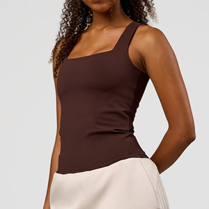 Nueva Camiseta Deportiva de Yoga con Tirantes Desmontables, Cuello Halter, Espalda Descubierta, Chaleco Deportivo para Correr - Product Image 3