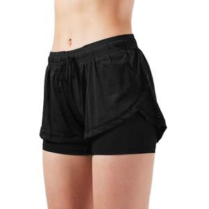 Shorts de course pour femmes, haute performance, flexibles, respirants, doux, séchage rapide, évacuation de l'humidité, durables, anti-odeurs. - Product Image 2