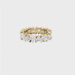 Anillo de Diamante Cultivado en Laboratorio de 4.80 CTW, Corte Brillante en Forma de Corazón, para Mujer, Plata de Ley 925, Color E F, Claridad VS VVS, Joyería de Lujo, Regalo - Product Image 4