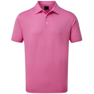 Chemise à manches courtes pour homme, bleu marine, couleur unie, style décontracté, 100% polyester, tricot piqué, séchage rapide, respirant, coupe régulière - Product Image 4