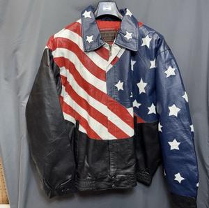 Blouson Bomber Moto Classique Américain Années 90 en Cuir Écologique Imperméable Respirant Coupe-Vent Décontracté Printemps Fermeture Éclair - Product Image 1