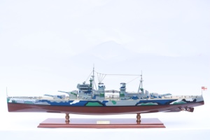 Modèle de navire de guerre en bois fait main - Maquette classique de navire militaire de la Seconde Guerre mondiale, décoration pour la maison ou le bureau, HMS Prince of Wales - Product Image 2