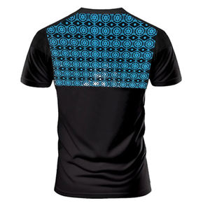Camiseta Deportiva Personalizada con Serigrafía, para Hombre, con Agarre de Silicona, Cuello Redondo, Ajustada, Transpirable, de Nailon/Algodón, para Primavera - Product Image 2
