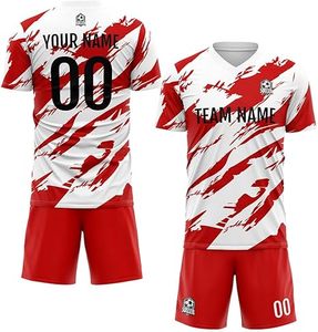 Dernier design, uniforme de football 100% polyester, nouveau style, qualité professionnelle supérieure pour adultes, couleur personnalisée, séchage rapide, logo personnalisé - Product Image 1