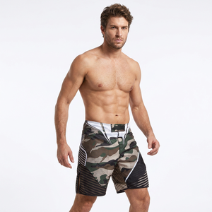 Shorts de compression MMA camouflage pour hommes, impression par sublimation, évacuation de l'humidité, Spandex Polyester, coupe athlétique, vêtements d'arts martiaux mixtes - Product Image 3