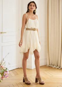 Vestido Mini Bohemio Holgado con Tirantes Finos para Mujer, con Volantes en el Bajo, para Verano, Playa y Vacaciones - Product Image 3