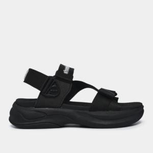 Sandales décontractées à bout ouvert F8B, design rotatif, adhérence et stabilité améliorées, couleur entièrement noire - Product Image 2