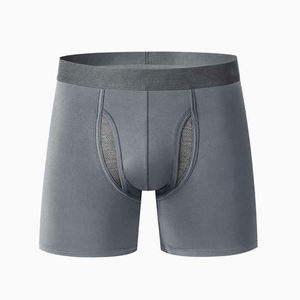 Kivotech - Calzoncillos Boxer Largos Deportivos de Tiro Medio, Transpirables, Clásicos y Cómodos, de Malla, para Hombre, de Alta Calidad - Product Image 3