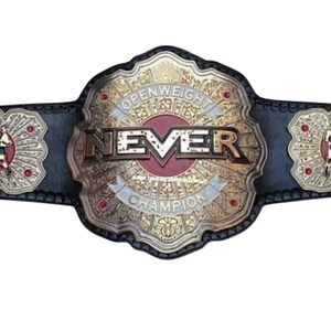 NEVER Openweight Championship Belt, High-Quality Collector's Wrestling Title Belt Unique Design Sports Memorabilia for Fans - Product Image 2