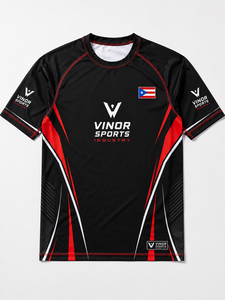 Camiseta de Compresión Personalizada con Sublimación para Hombre |   Protección UV para BJJ, MMA y Surf |   INDUSTRIA DE ARTÍCULOS DEPORTIVOS VINOR - Product Image 1