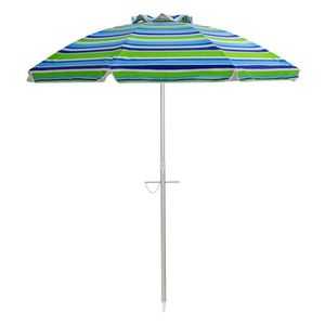 6.5 Feet <b>Beach</b> Umbrella with Carry <b>Bag</b> <b>Lightweight</b> and Convenient No Weight Base Required - Product Image 1