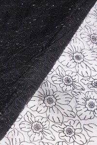 Tissu de dentelle brodé de sequins lourds, textile de luxe pour robes de mariée, tenues de soirée et vêtements de créateurs - Product Image 4