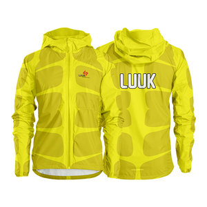 Chaqueta con capucha para hombre, personalizada, 100% nailon, transpirable, antibacteriana, ecológica, impermeable, cortavientos, para primavera. - Product Image 4