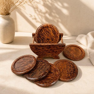 Posavasos de madera de primera calidad para tazas de té y café, lujosos posavasos de madera para mesa a un precio competitivo. - Product Image 6