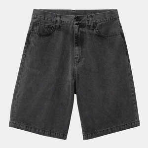 Custom Logo Color Vintage Casual Men <b>Boot</b> Cut Mid Distressed Denim Baggy Wash Jorts Jeans Shorts - Product Image 3