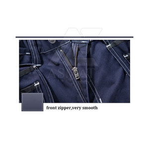 Pantalones de Trabajo Resistentes para Constructor, Tejido Transpirable, Construcción Duradera, Rodillas Reforzadas, Alta Resistencia - Product Image 3