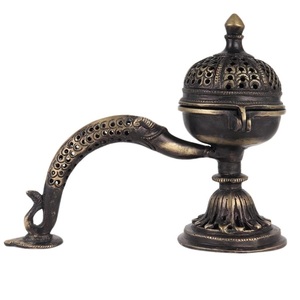 Home Decor Handmade Gold Color Brass Incense <b>Bakhoor</b> Burner Highest Quality Customized Size Mabkhar <b>Oud</b> Burner - Product Image 1