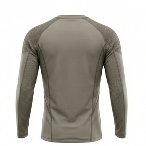 Rashguard de compression performant à manches longues, respirant, écologique et à séchage rapide, tendance USA Europe, pour l'entraînement 2026 - Product Image 3