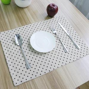 Lot de sets de table modernes en coton et lin faits à la main, écologiques, résistants à la chaleur, personnalisables, fins, pour mariage - Product Image 4