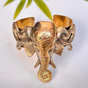 Indian 100% pure brass wholesale Fashion Brass Adjustable <b>Cuff</b> Bangle for Women Handmade Designer Stackable <b>Bracelets</b> large <b>cuff</b> - Product Image 1