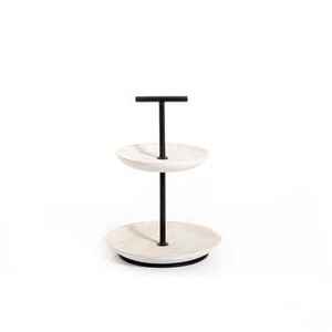 Support à gâteaux à étages rotatif, présentoir à desserts, support à cupcakes, plateau de service élégant pour mariage, anniversaire, fête, maison, boulangerie - Product Image 1