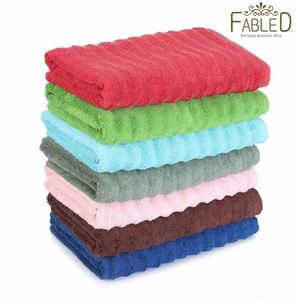 Toallas de baño de algodón cómodas, toallas de baño suaves de primera calidad, toallas de algodón elegantes para el baño, toallas textiles de lujo para el hogar - Product Image 6