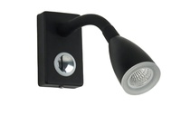 Lampe de lit LED murale NRY pour camping-car, 12V 2W, flexible, réglable, col de cygne, éclairage focalisé pour camping-car, caravane