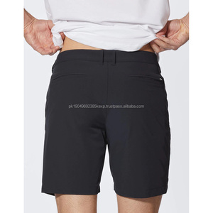 Shorts cargo de randonnée pour hommes, marque privée, solides, extensibles, séchage rapide, légers, avec poches pour la pêche et les activités sportives - Product Image 3