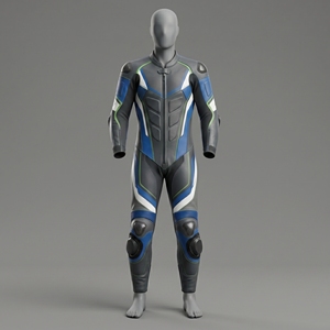 Traje de Carreras de Motocicleta Profesional de Cuerpo Completo Unisex con Armadura CE de Cuero Transpirable de Una Pieza, Traje de Carreras Personalizado para Todas las Estaciones NEXT - Product Image 1
