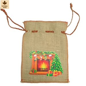 Pochette utilitaire en jute naturelle non laminée pour cosmétiques et voyage, 19x25 cm, plate, avec logo personnalisé, vente en gros, OEM, commande en gros, modèle SNC07 - Product Image 2