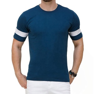 2025 vente en gros hommes été t-shirt unisexe vêtements pour hommes plaine blanc 95% coton 5% Spandex Muscle Fit Gym entraînement t-shirts - Product Image 2