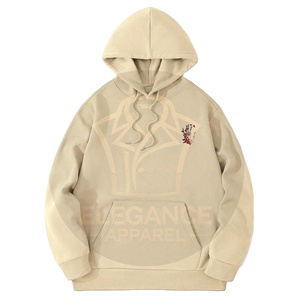 Sweat à capuche décontracté à manches longues et à épaules tombantes avec poche pour hommes, pulls et sweatshirts personnalisés disponibles - Product Image 1