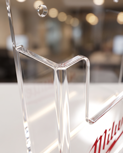 Support de présentation pour brochures en acrylique transparent |   Organisateur publicitaire de comptoir de vente au détail haut de gamme - Product Image 3