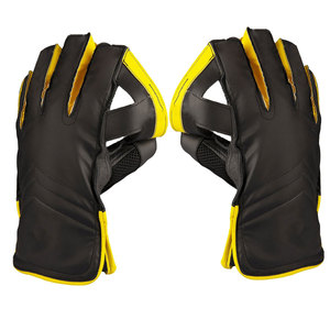 Guantes de Portero de Cricket con Logotipo Personalizado, Cuero PU de Primera Calidad, Ecológicos, Transpirables, Ambidiestros, Cómodos para la Palma de la Mano - Product Image 1