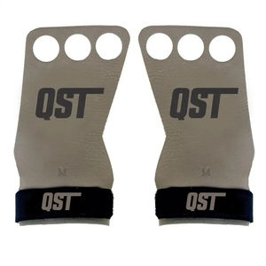 Poignées de gymnastique en cuir QST à 4 trous, protection des paumes et soutien des poignets pour le cross-training, les kettlebells, les tractions et l'haltérophilie - Product Image 5
