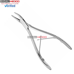 Rongeur à os chirurgical en acier inoxydable de qualité supérieure, forceps orthopédiques et ORL pour la coupe osseuse, réutilisable, usage intensif, médical - Product Image 4