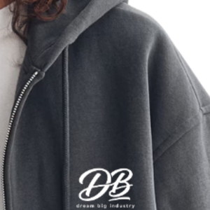 Sudadera con Capucha Holgada con Cremallera Completa, Suave y Cómoda, para Uso Casual, Fabricación OEM ODM - Product Image 6